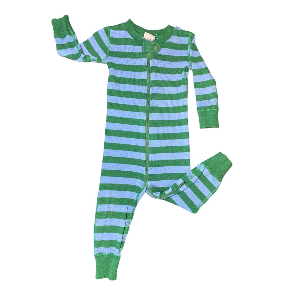 Hanna Andersson Fjord/Out of the Blu Zip Sleeper Pajama